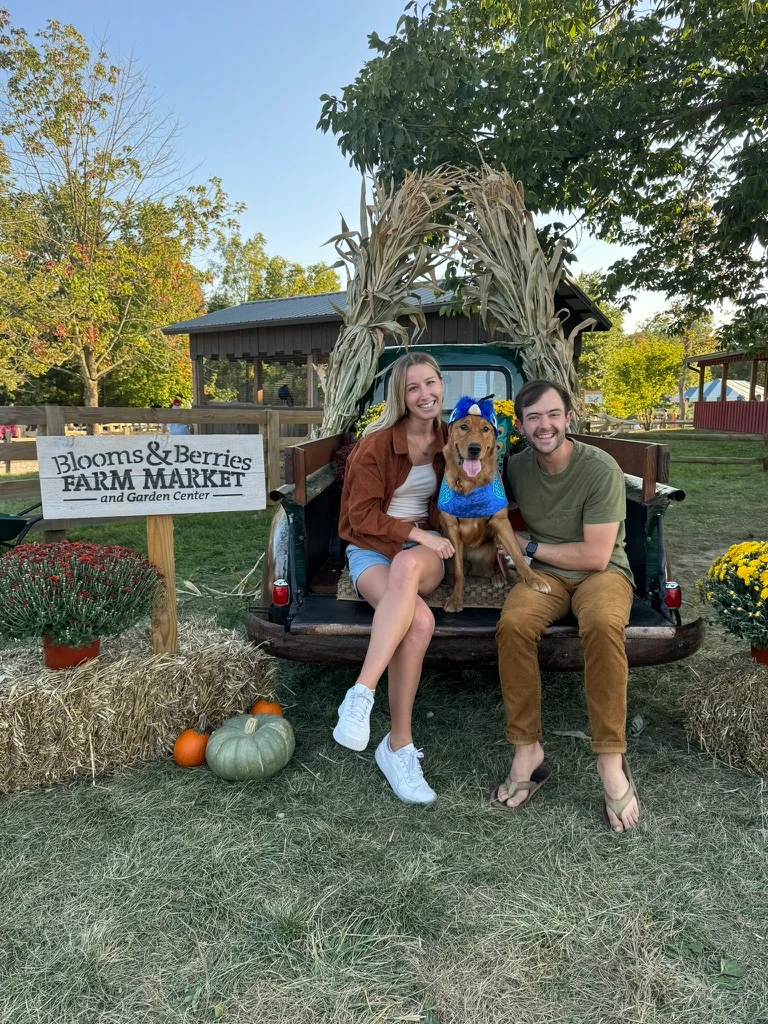 Bret with family in fall